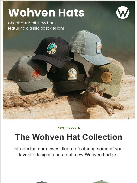 Our new hats are finally here!
