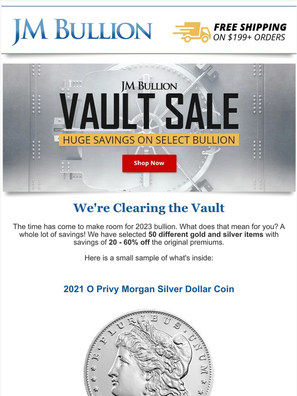 🚨Vault Sale Starts in 3...2...1...