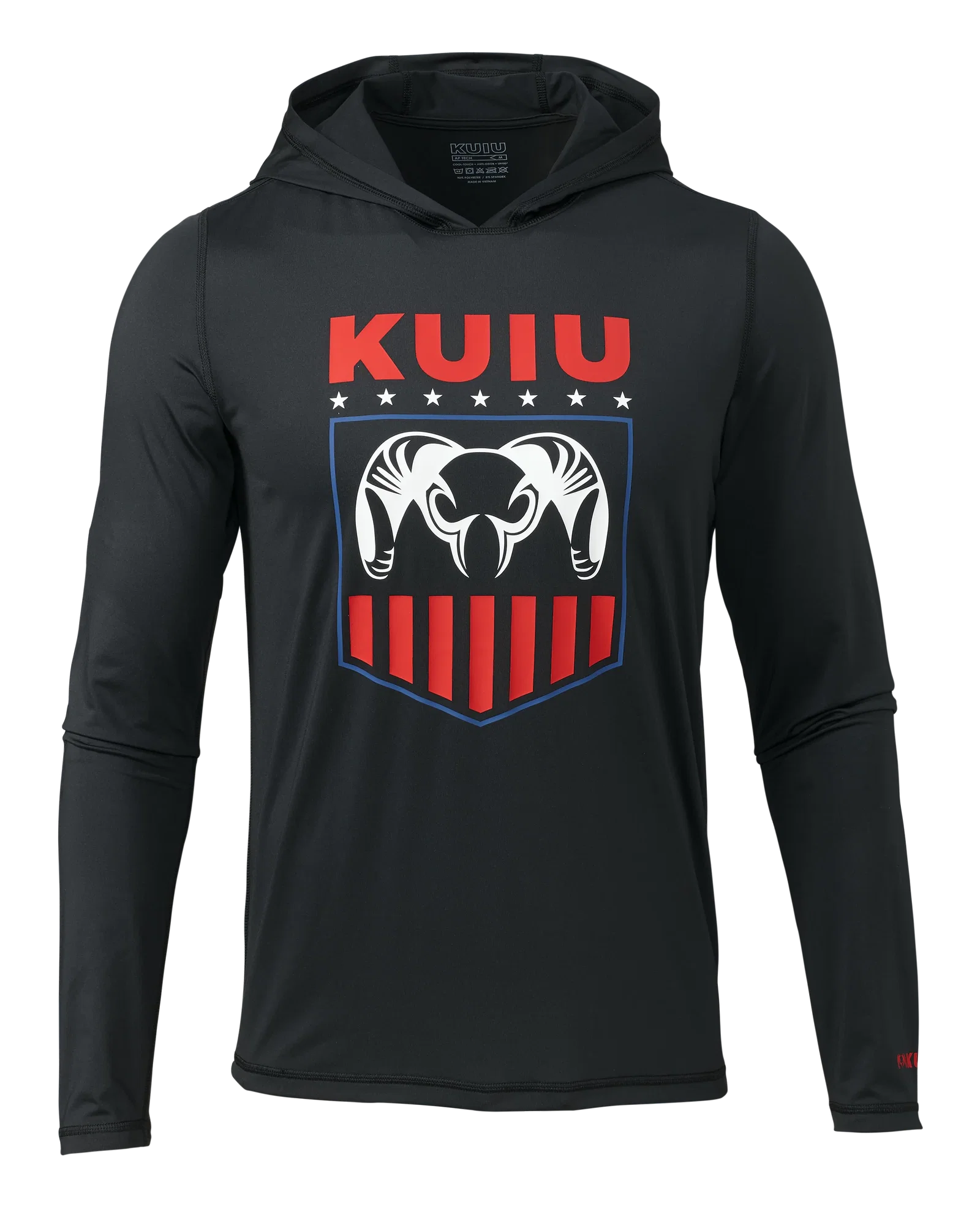 Image of SHIELD N STRIPES<BR>AP TECH HOODIE