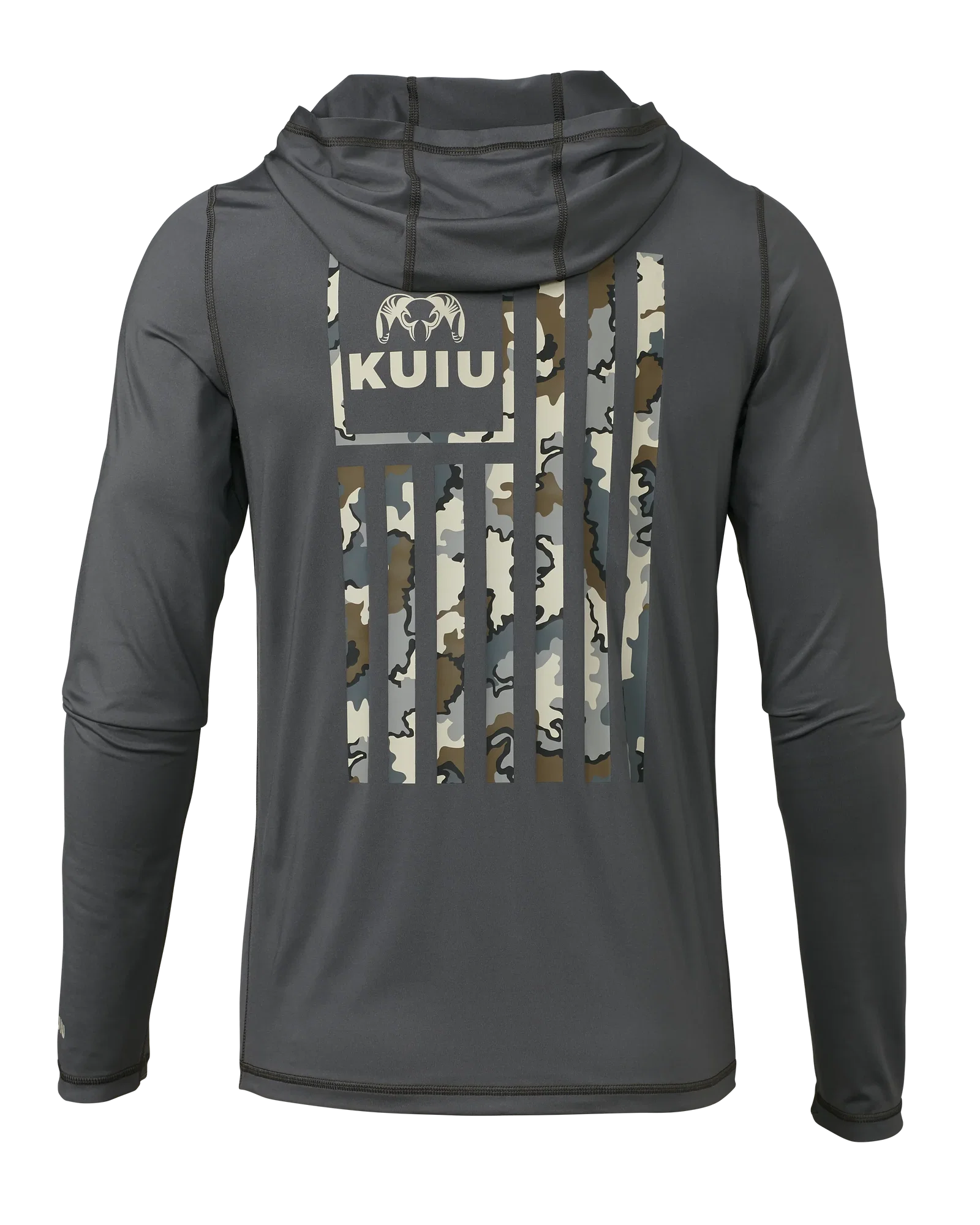 Image of VERTICAL VIAS FLAG<BR>AP TECH HOODIE