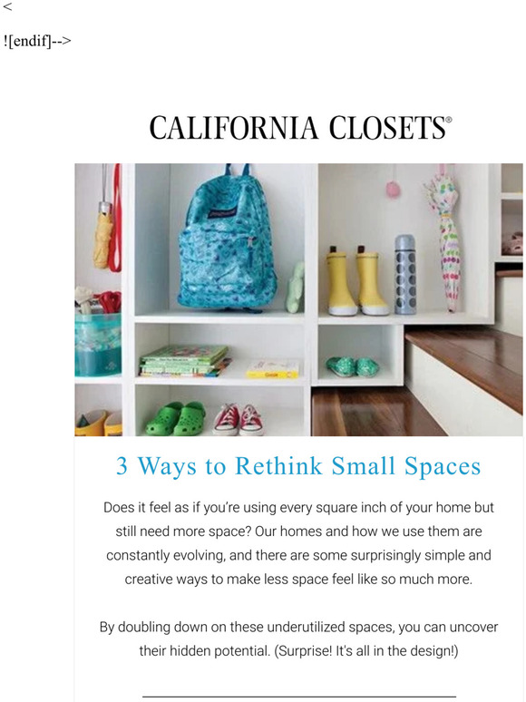 Small space, big style.