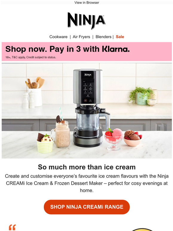 Ninja Kitchen UK Love sweet treats? Discover Ninja CREAMi Milled