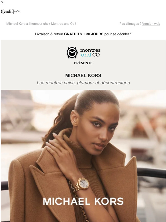 ⌚ Découvrez l’univers de Michael Kors