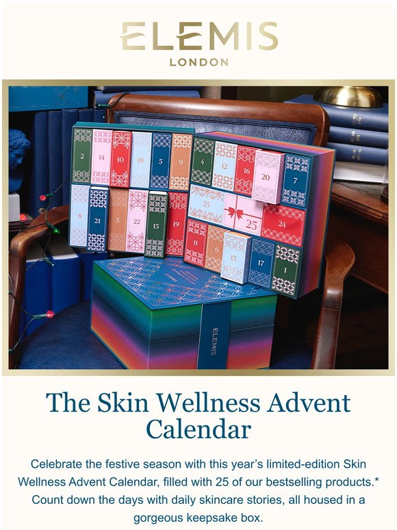 Elemis UK A Sneak Peek Inside our Coveted Advent Calendar Milled