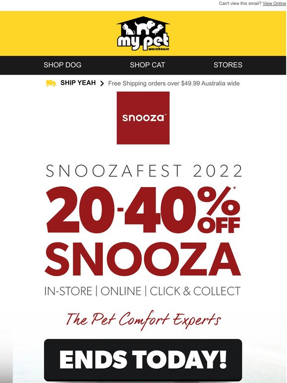 Hey , Don't Snooza on this sale