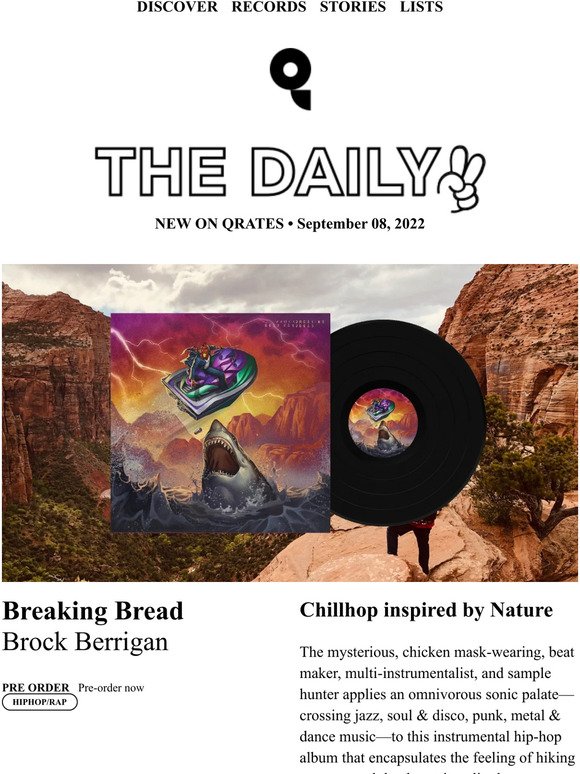 Qrates Daily: Brock Berrigan, "Breaking Bread”