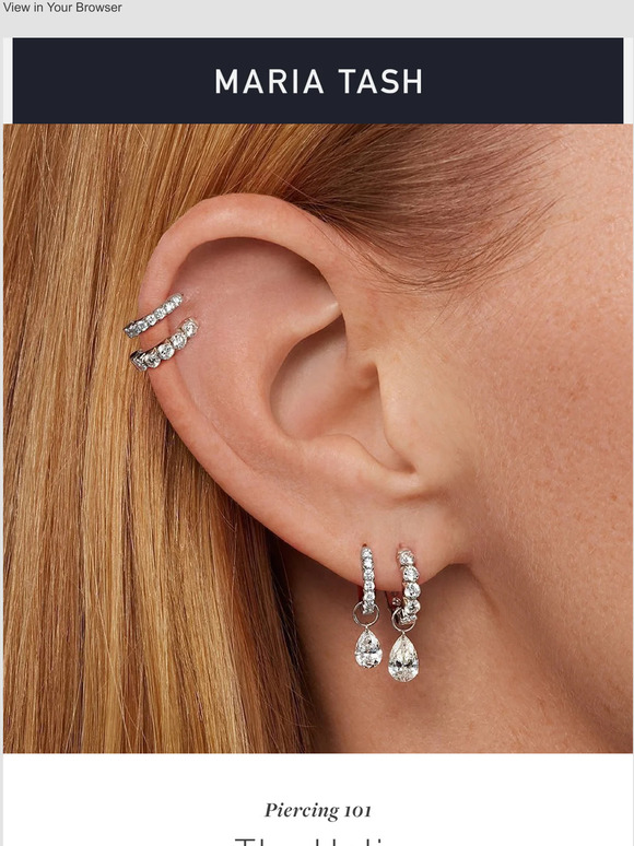 MARIA TASH Piercing Spotlight The Helix Milled