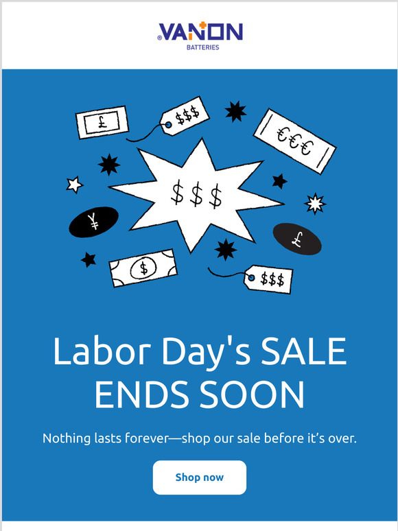 ❗ The last day of Labor Day Sale !