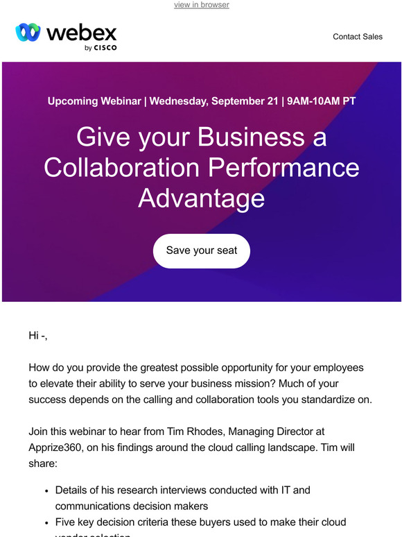 [Webinar] Five key decision criteria for choosing a cloud vendor
