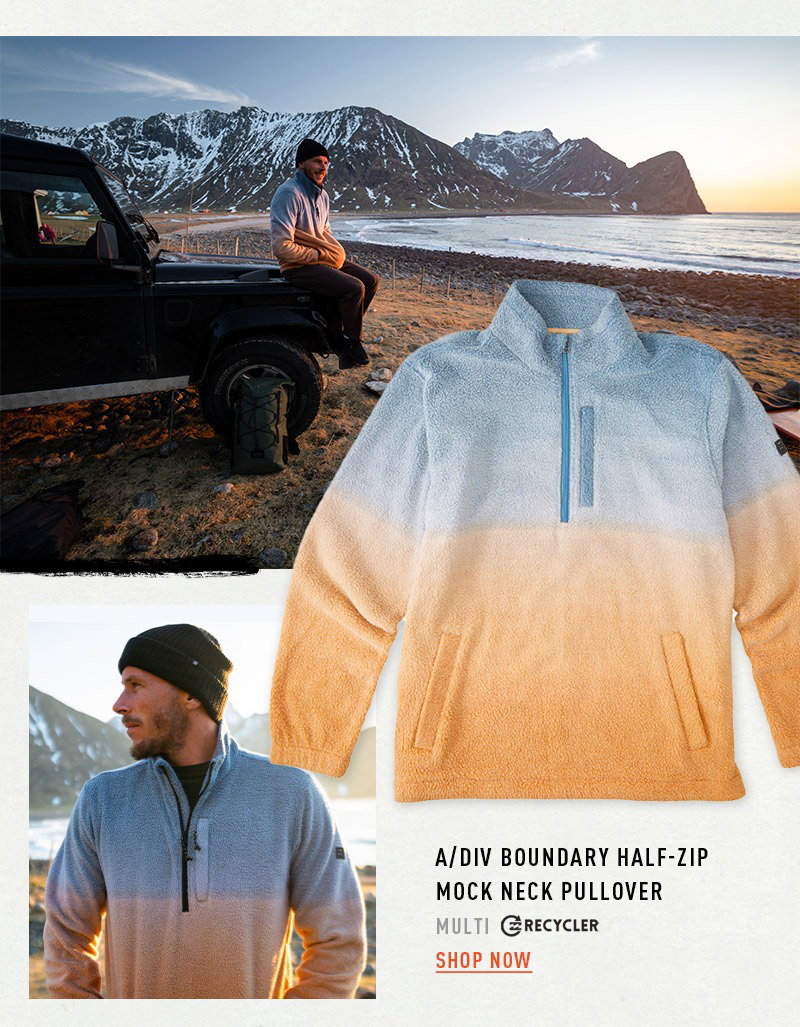 A/Div Boundary Half-Zip Mock Neck Pullover [Shop Now]