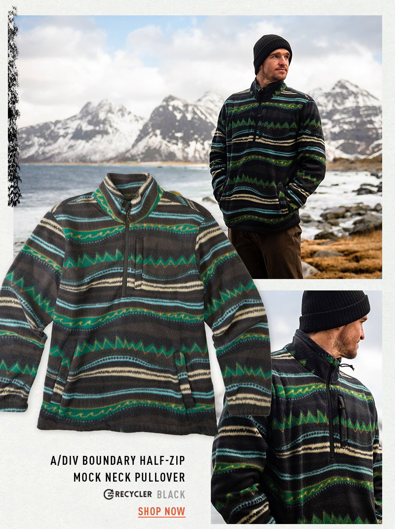 A/Div Boundary Half-Zip Mock Neck Pullover [Shop Now]