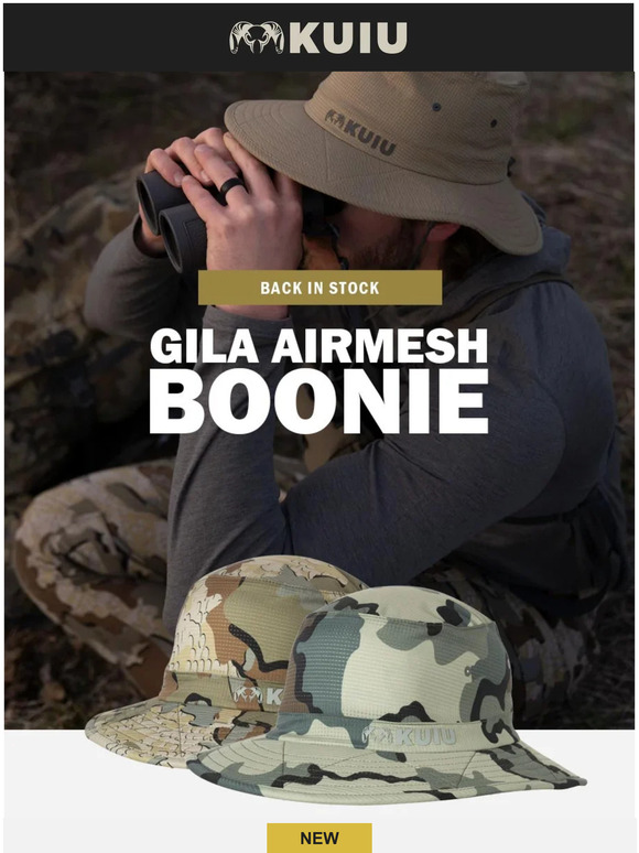 KUIU New Gila Airmesh Boonie Back in Stock Milled