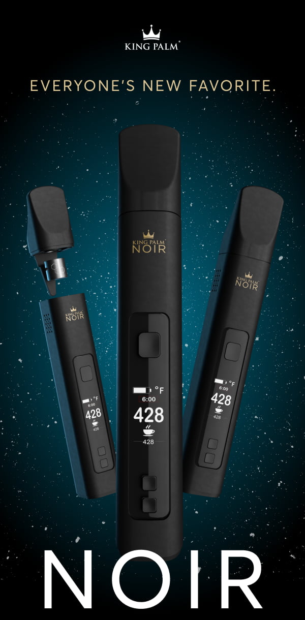 King Palm: The Noir Dry Herb Vape | Milled King Palm: The Noir Dry Herb Vape | Milled