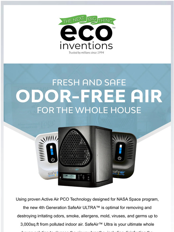 Winters coming! Stay healthy and breathe better indoors!