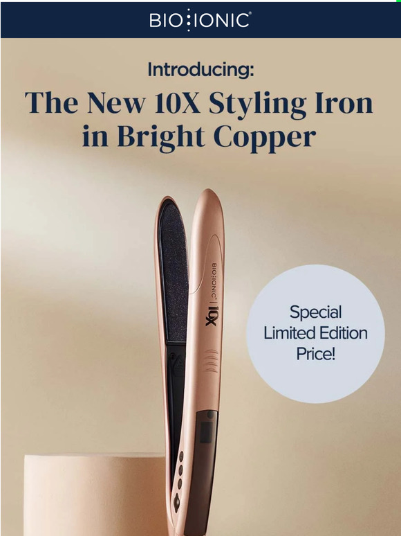 BioIonic Our new limited edition 10X iron is here Milled