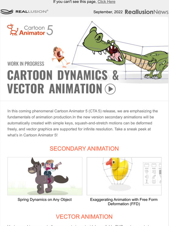 Reallusion: What's Inside Cartoon Animator 5? Secondary Animation ...