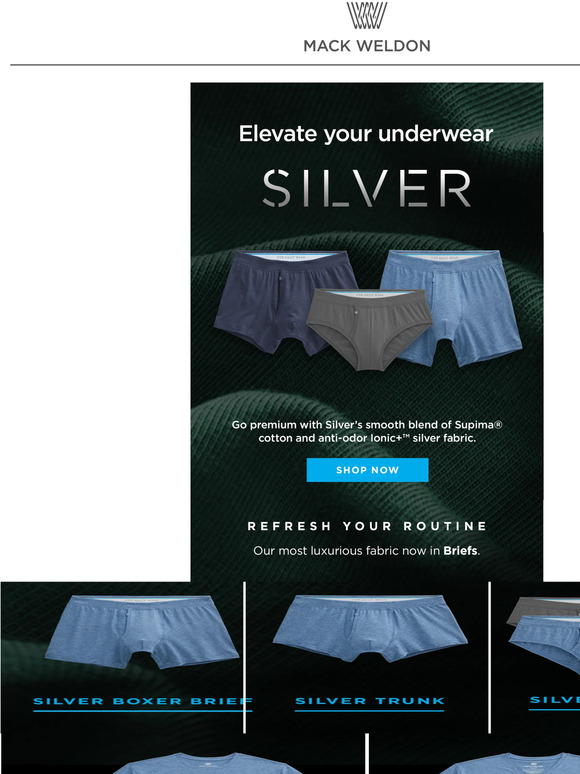 Mack Weldon Your premium upgrade. Milled