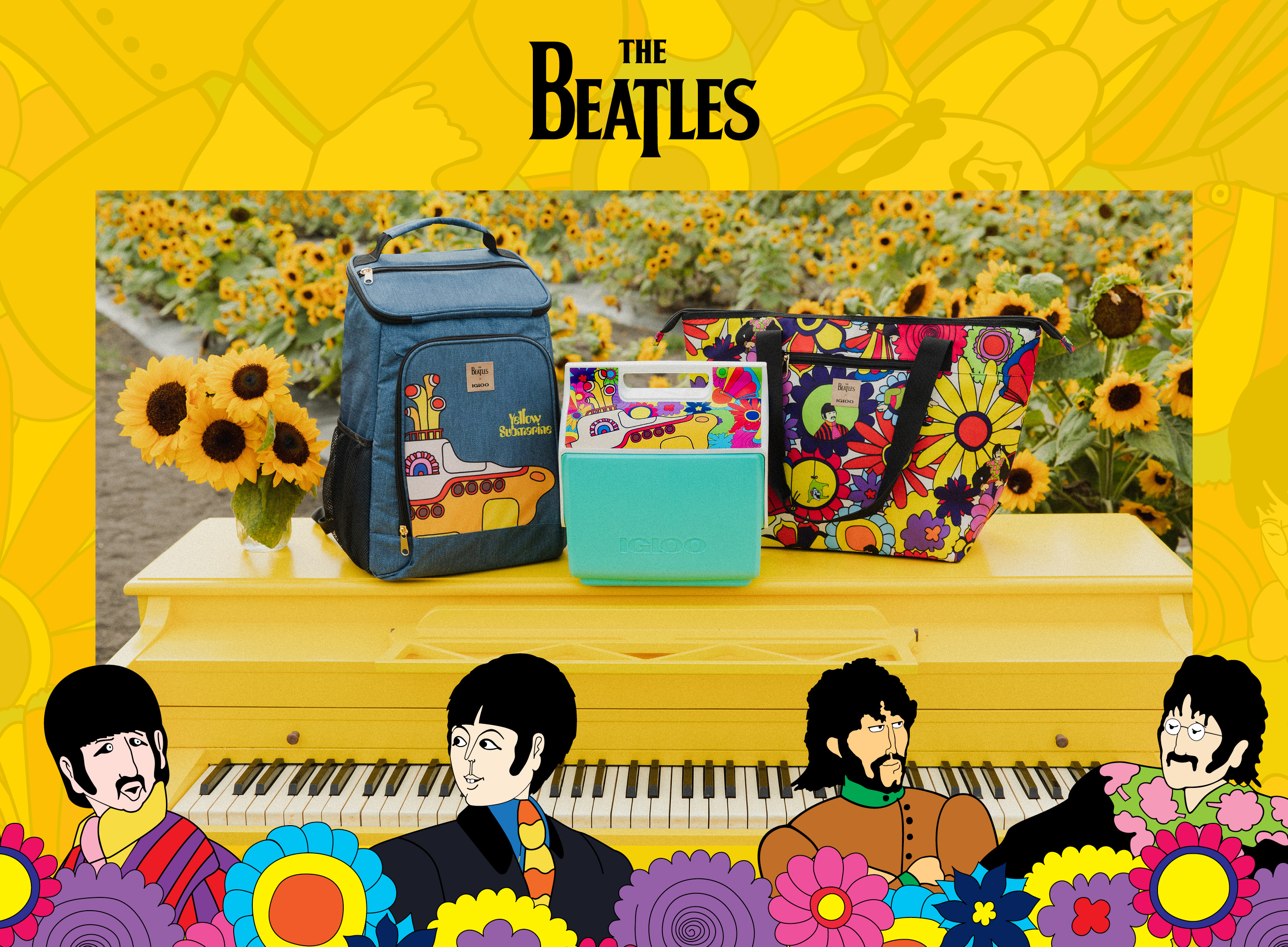 Allnew The Beatles Yellow Submarine coolers. ️💛🎶🧊 Milled