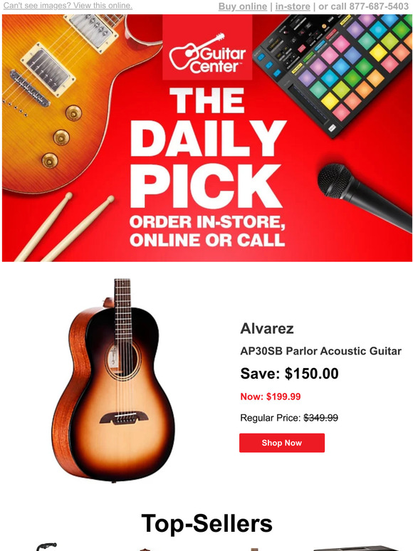 guitar center deal of the day