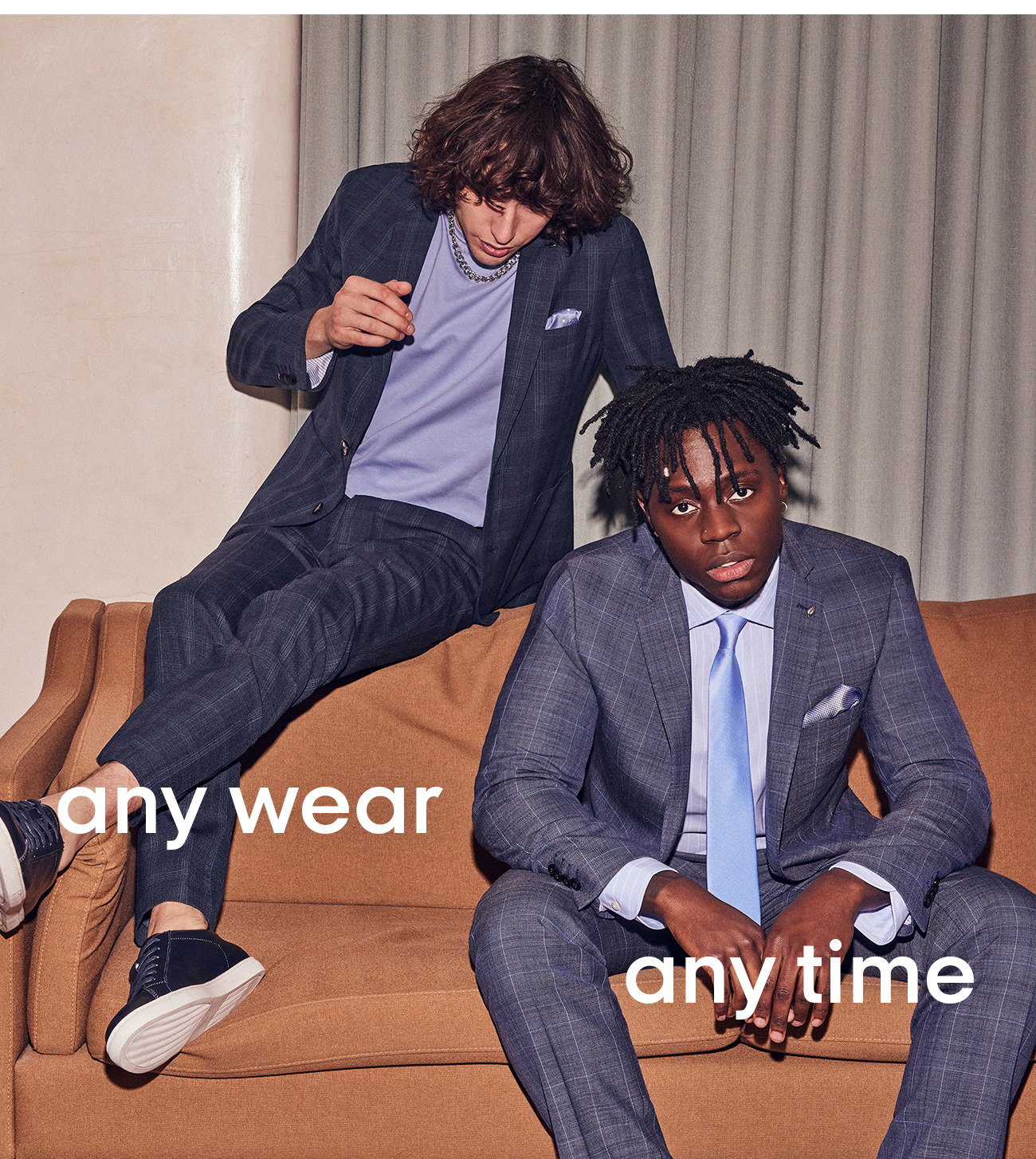 Van Heusen Twenty four seven fit New season suits from 349 Milled