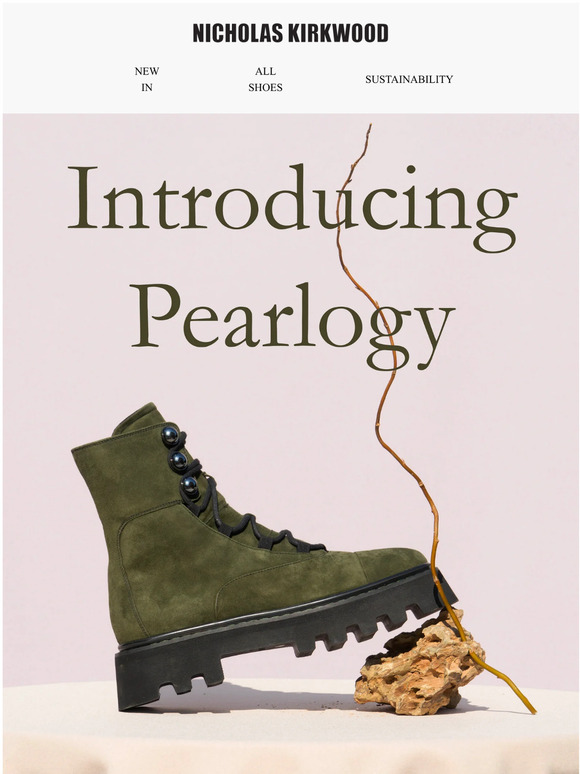 Nicholas Kirkwood Khaki Pearlogy Combat Boots Nicholas Kirkwood