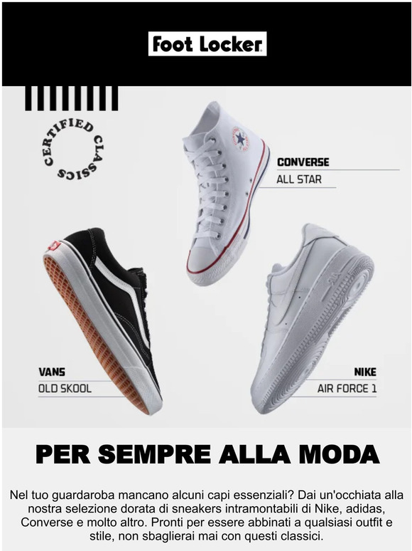 Sneakers intramontabili di Nike, adidas, e molti altri ✨