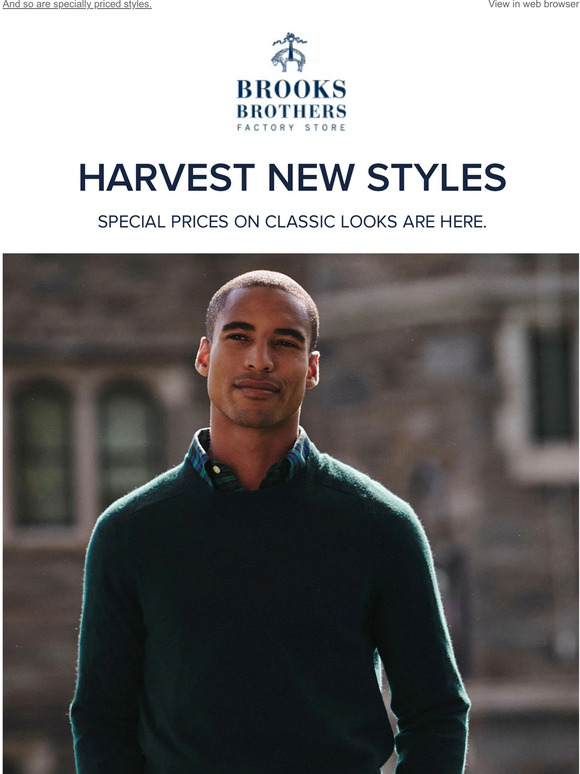 Brooks Brothers Fall's classic styles are here Milled