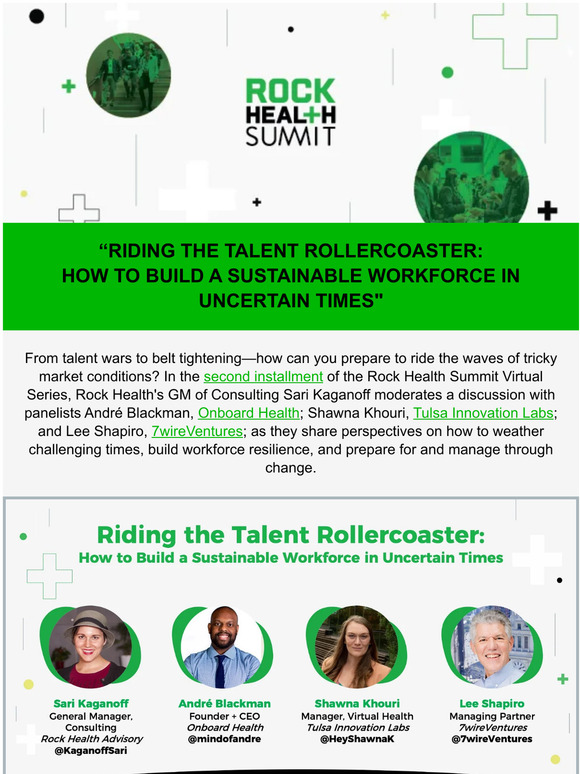 The Rock Health Podcast Debunking Patient Data Rock Health Summit