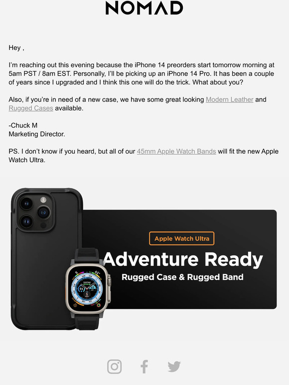 NOMAD Goods PreOrder Starts Tomorrow Milled