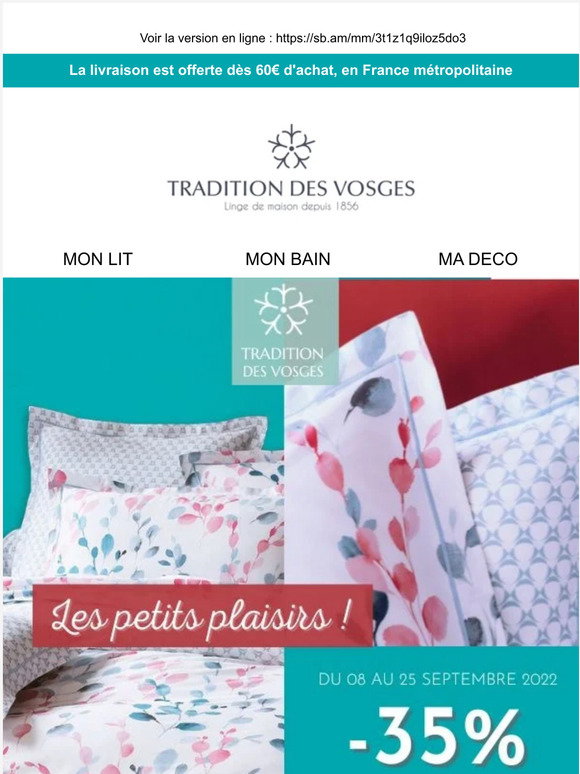 Tradition Des Vosges Code Promo
