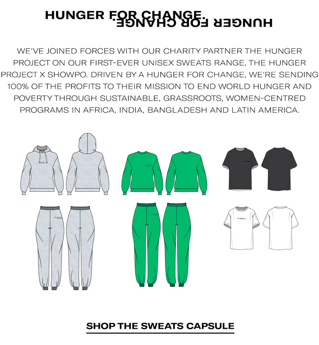 The Hunger Project x Showpo Mid Waisted Sweatpants in Grey