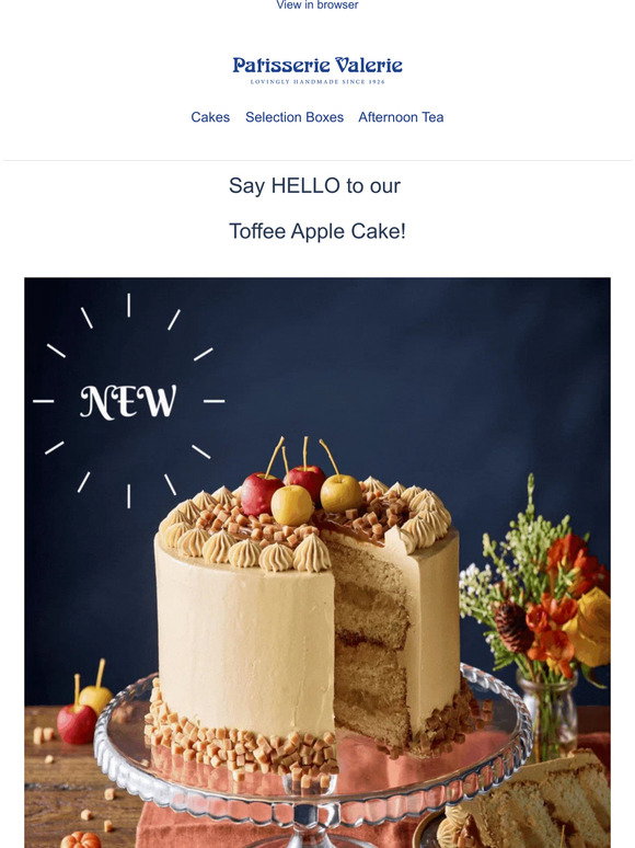 Patisserie Valerie NEW TOFFEE APPLE CAKE! 🍏 Milled