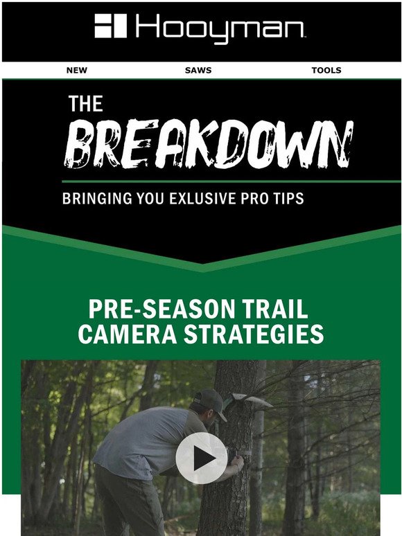Pre-Season Trail Camera Strategies