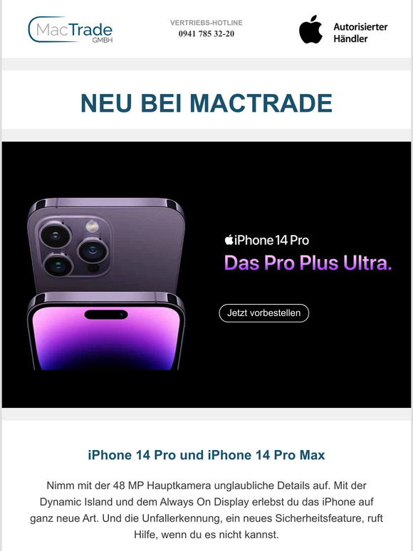 Das neue iPhone 14 Pro  📱 Jetzt vorbestellen ⭐