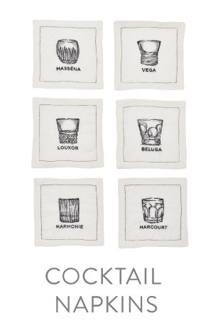 Baccarat x Kim Seybert Cocktail Napkins