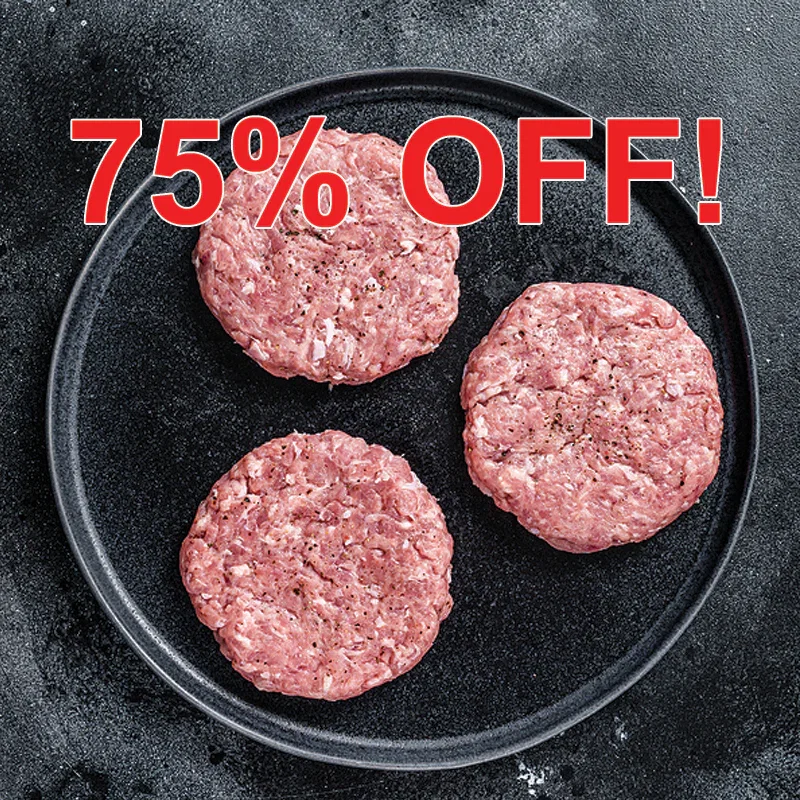 Image of Pastured Pork Breakfast Sausage Patties - approx. 1 lb package – 6 patties per package (minimum of 6 packages)