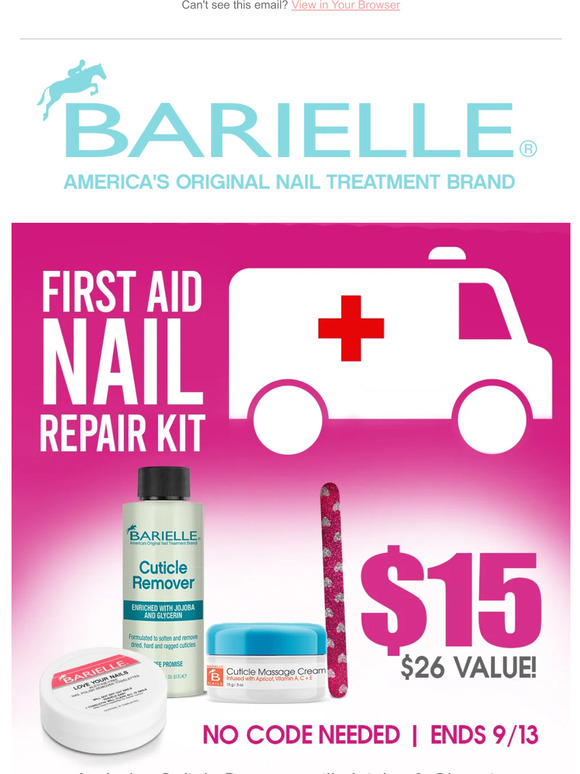 Fisk Industries Inc Don't miss it! Barielle's First Aid Nail Repair