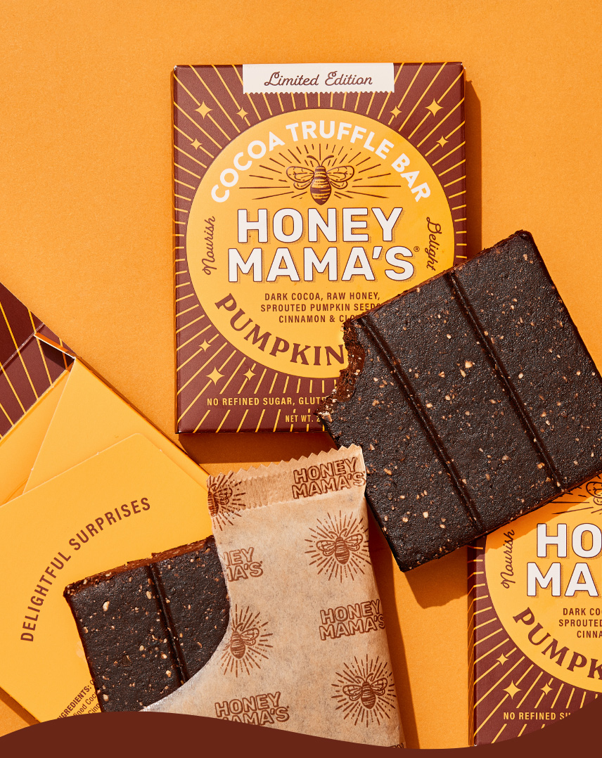 Fudge Fans, Honey Mama's Chocolate Truffle Bars Are For You