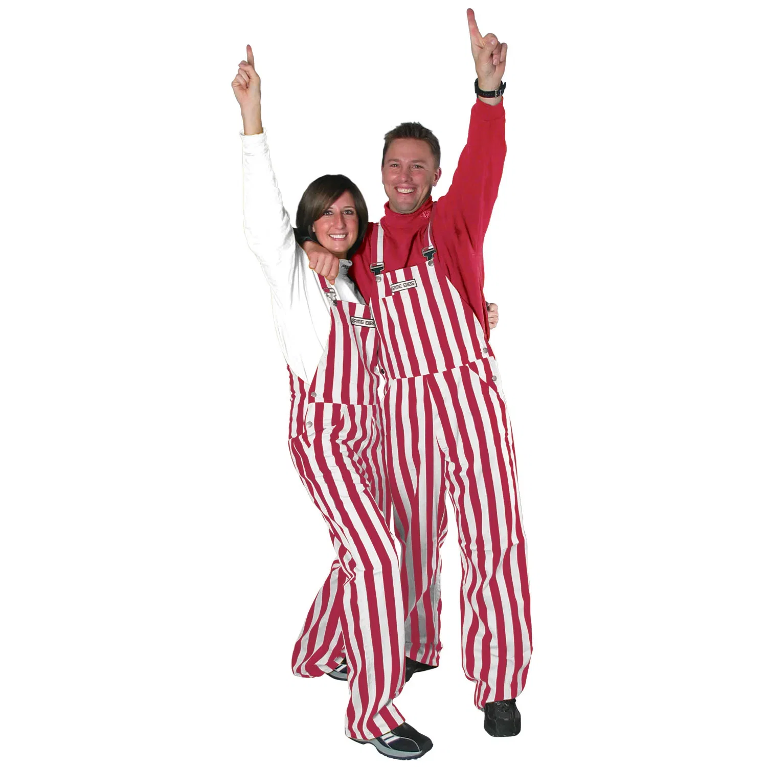Image of Indiana Hoosiers Candy Stripe Overall