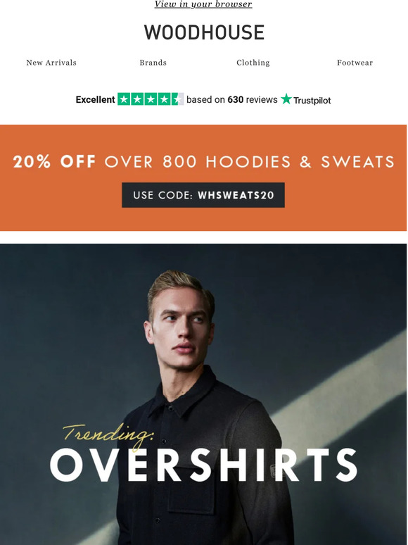 Woodhouse Clothing Trending The Overshirt Milled