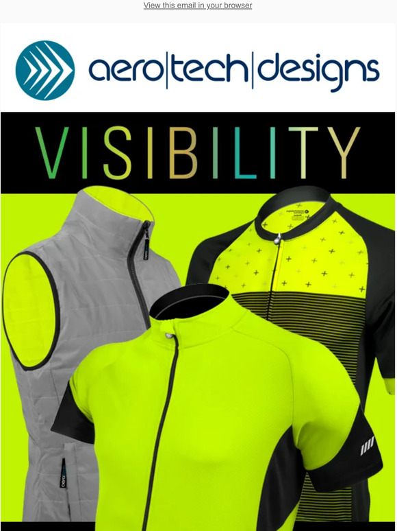Aero Tech Designs Cyclewear Visibility Matters! 9 Ways To Be Seen Milled