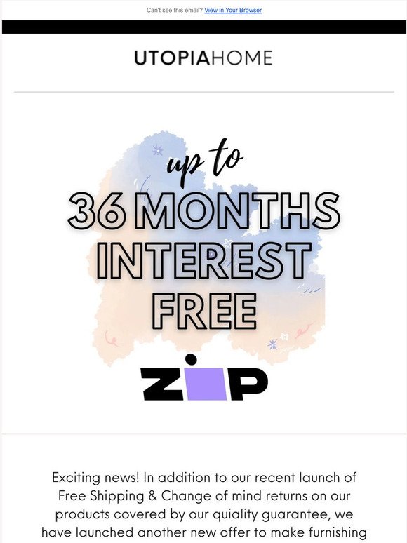 Up to 36% Months Interest Free Finance Now Available!