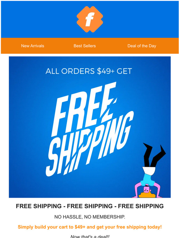 FREE SHIPPING!!! 🛒🏃‍♂️💨