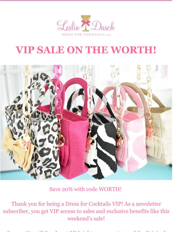 VIP sale on Worth Handbag