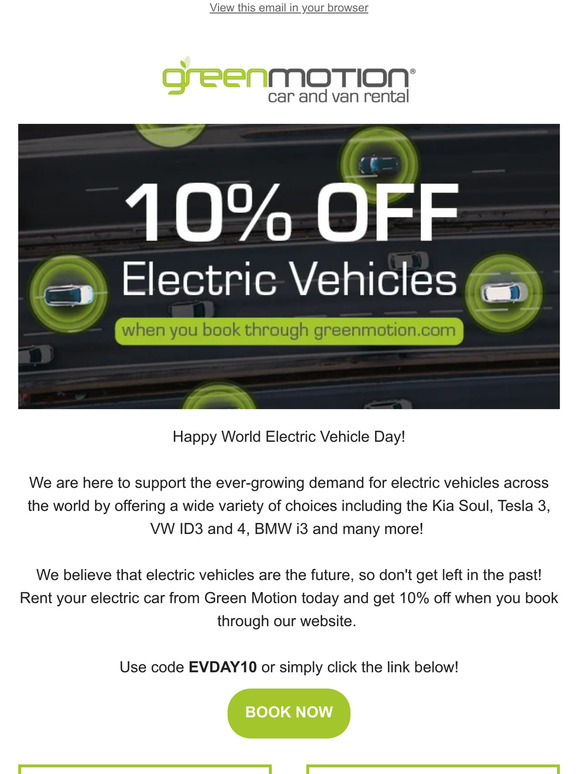 Green Motion World Electric Vehicle Day! Milled