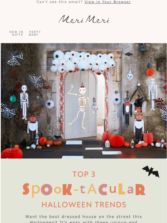 Meri Meri The best Halloween decor on the block 👻 Milled