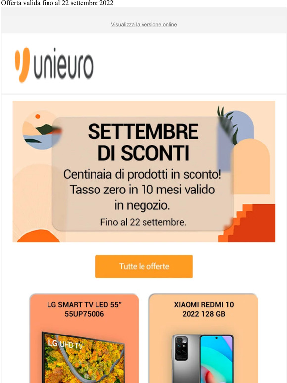 Settembre di sconti su centinaia di prodotti❗