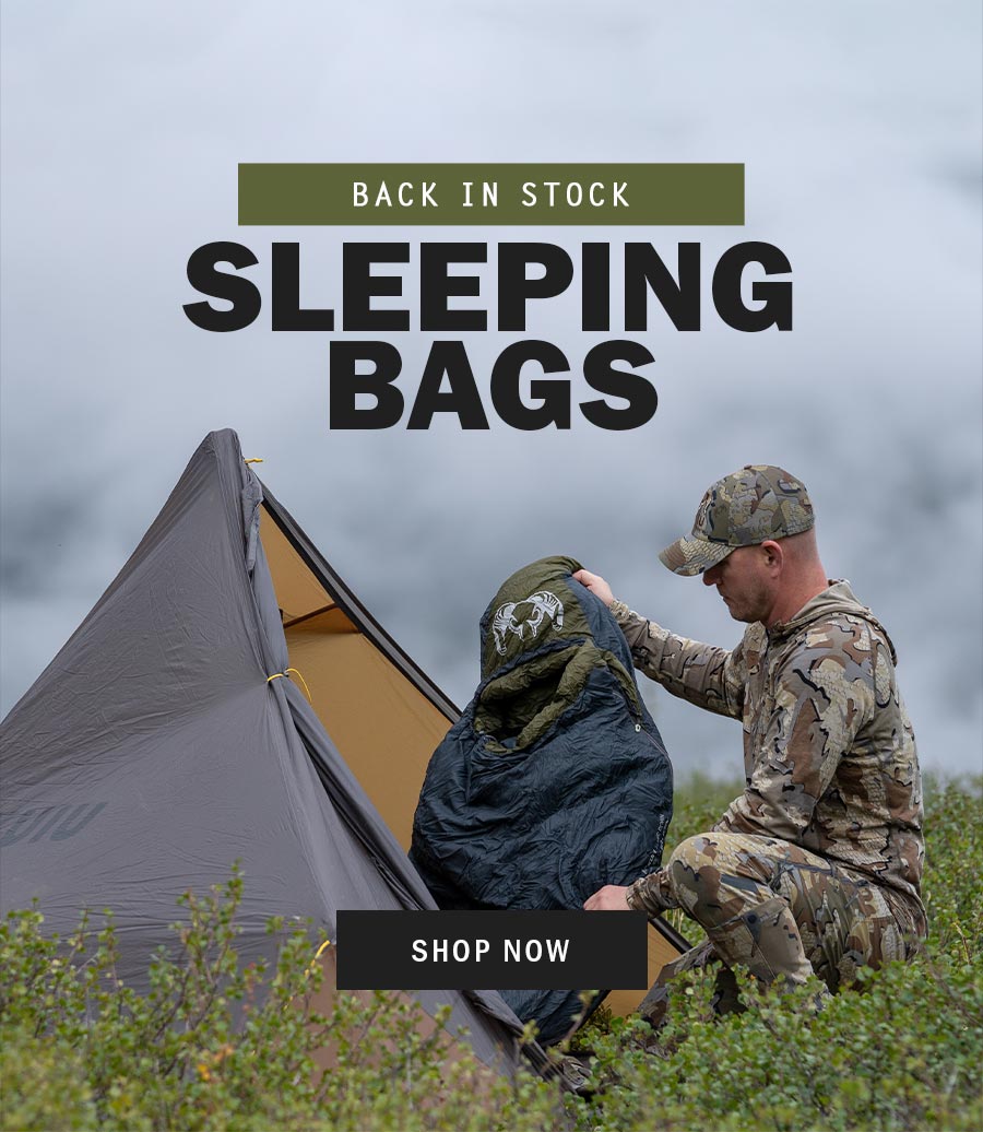 KUIU The Wait Is Over... Sleeping Bags Are Back Milled