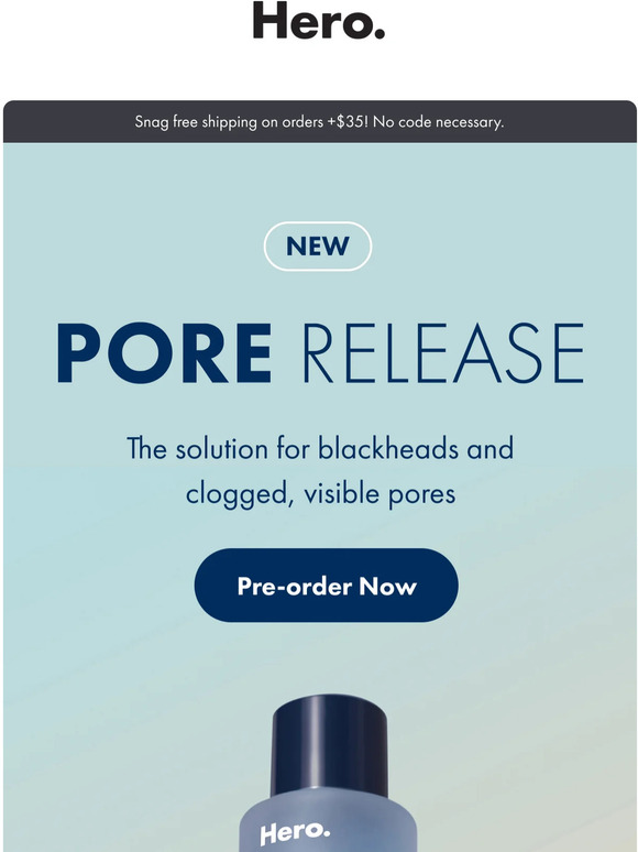 NEW DROP: Pore Release 🚨