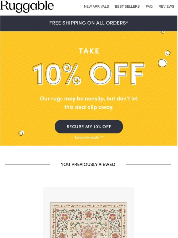 Ruggable Carpet Diem (with your offer!!) Milled